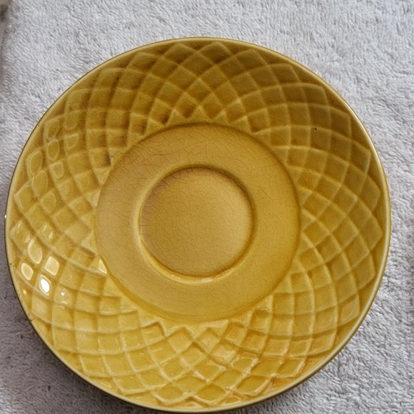 Gold Medallion Enoch Wedgwood Tunstall Tea Cup Saucer Set Of 4 GUC - Picture 5 of 12